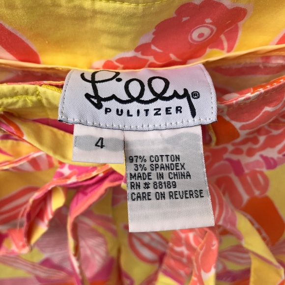 LILLY PULITZER giant extra wide leg PANTS 4 6 palazzo Kendra in Pacific wing WOW - Picture 7 of 9